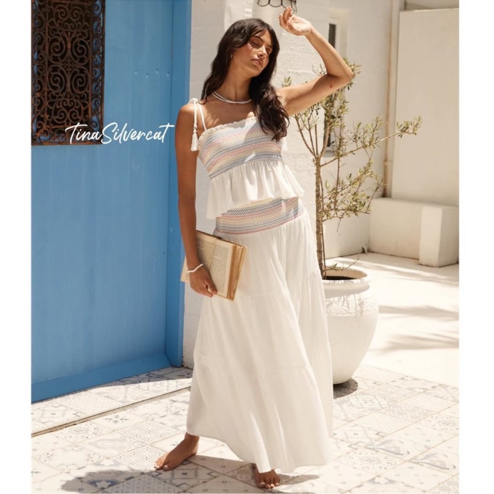 Zara Co Ord 2pc Skirt Set Size XL Top and Bottom NWT